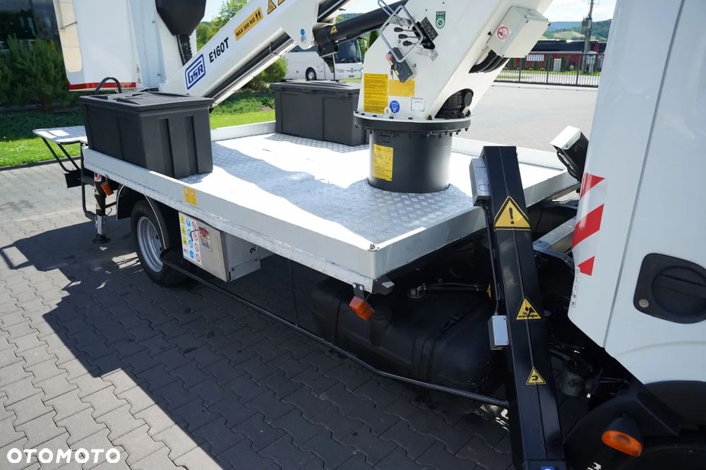 Nissan CABSTAR / PODNOŚNIK KOSZOWY / ZWYŻKA 16,2  METRÓW / GSR E160T /  BLIŹNIAK / UDŹWIG - 200 kg / 4 PODPORY / - 21