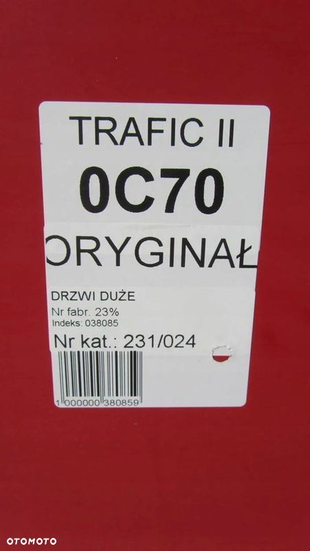 TRAFIC VIVARO II DRZWI PRAWE PRZÓD 0C70 01- - 6