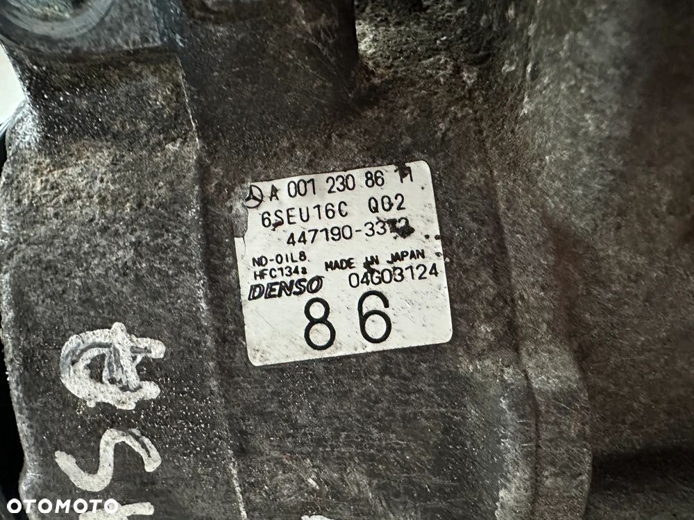 SPRĘŻARKA KLIMATYZACJI MERCEDES E-KLASA 3.0 CDI 05' A0012308611 - 3