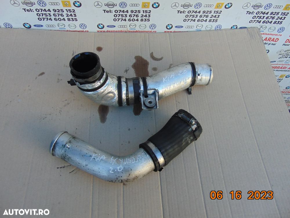 Furtun intercooler Hyundai 2.0 euro 5 euro 6 tucson ix35 santa fe Kia sportage sorento 2.0 conducta - 1