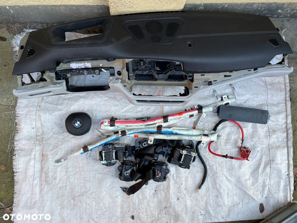 BMW 3 G20 G21 LCI M3 G80 G81 konsola deska rozdzielcza poduszki kurtyny HUD - 1