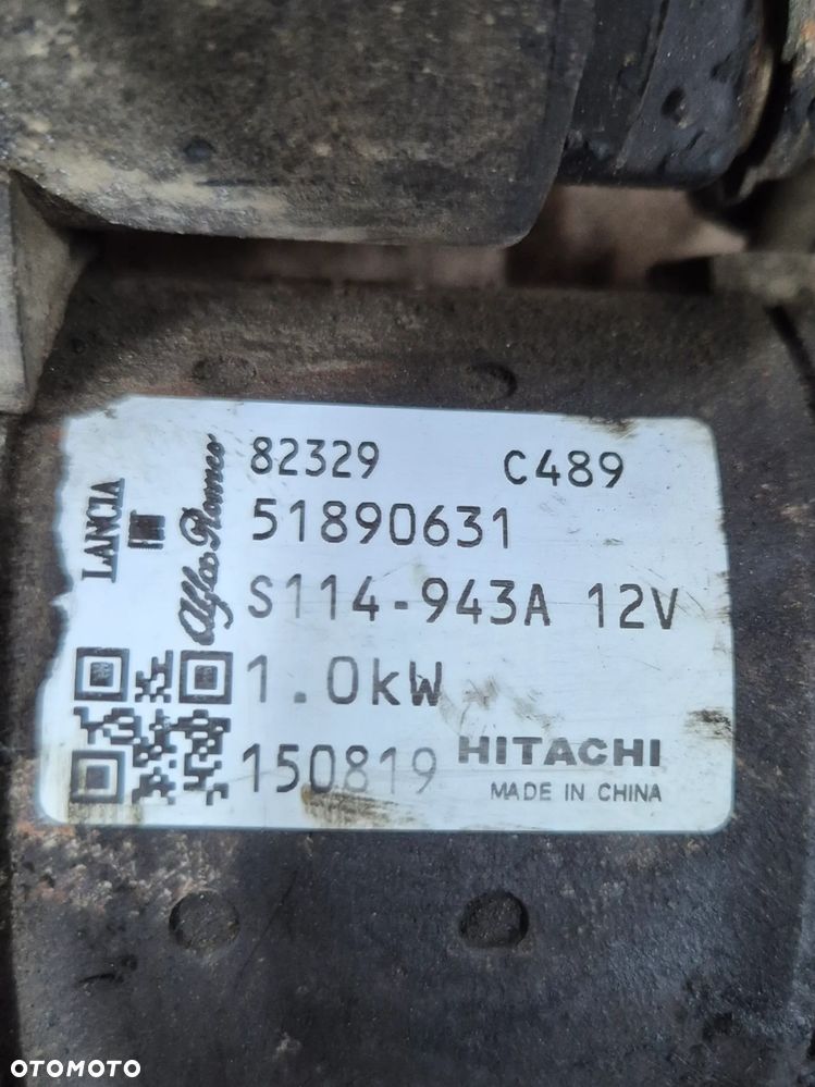 ROZRUSZNIK OPEL COMBO D FIAT DOBLO 2 II 1.4 B 10-22r. - 2