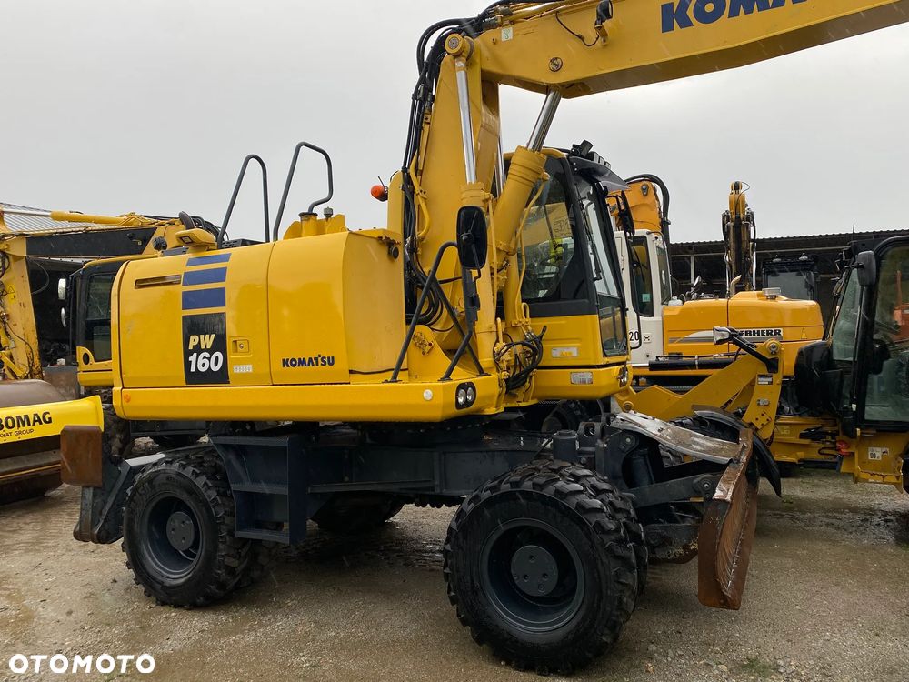 Komatsu PW160-10, 2017 ROK, PODPORY + PŁUG, DŁUŻSZY ZASIĘG, - 4