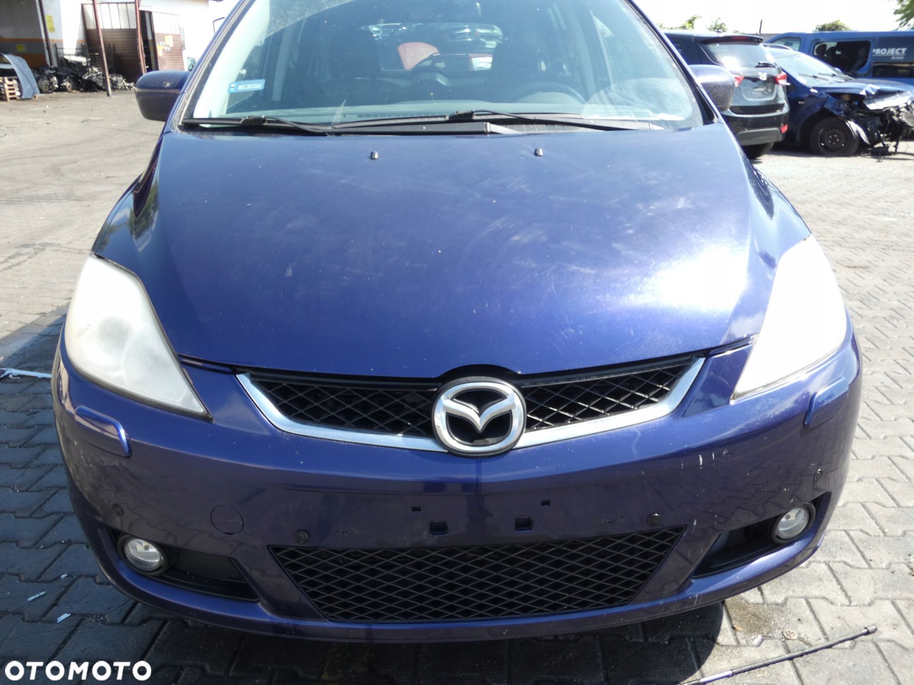 25E Kompletny Przód Karoserii Maska Zderzak Lampy Mazda 5 Cr19 2005-2008 - 1