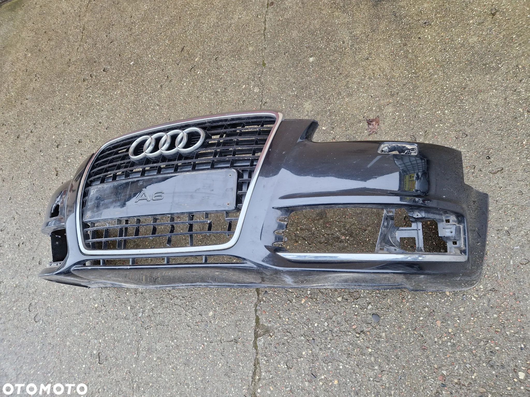 Audi A6 C6 lifting 08- zderzak przedni 4F - 1