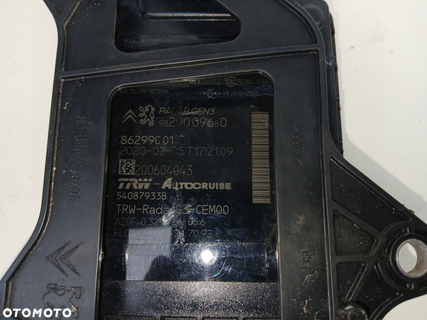 PEUGEOT 3008 5008 distronic radar aktywnego tempomatu 9829009680 - 3