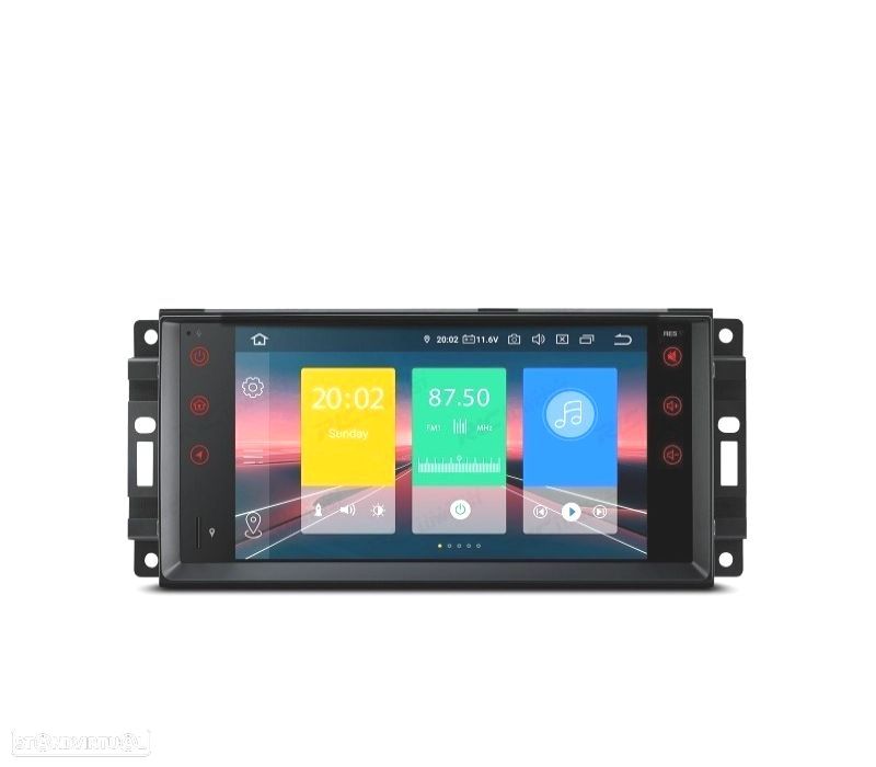 AUTO RADIO GPS ANDROID 13 PARA JEEP WRANGLER 07-12 GRAND CHEROKEE 08-11... USB GPS TACTIL HD 7" - 1