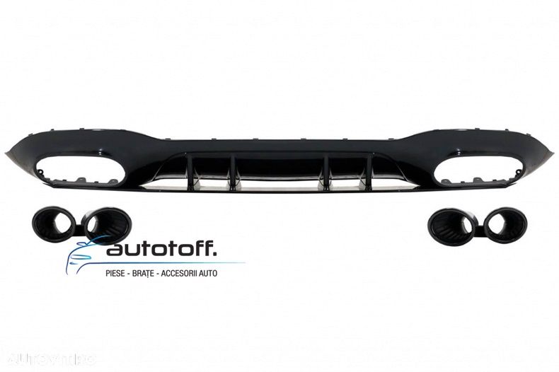 Difuzor bara spate Mercedes A-Class V177 (2018+) Black Look - 1