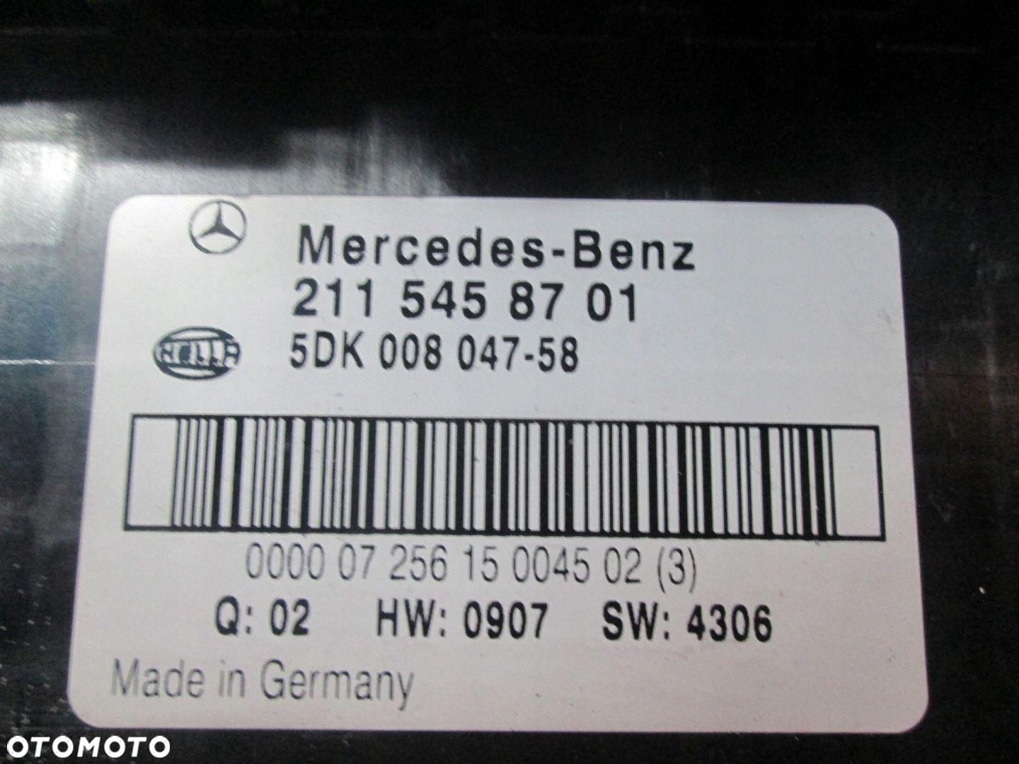 MODUŁ STEROWNIK SAM MERCEDES E KLASA W211 SKRZYNKA BEZPIECZNIKÓW 2115458701 - 3