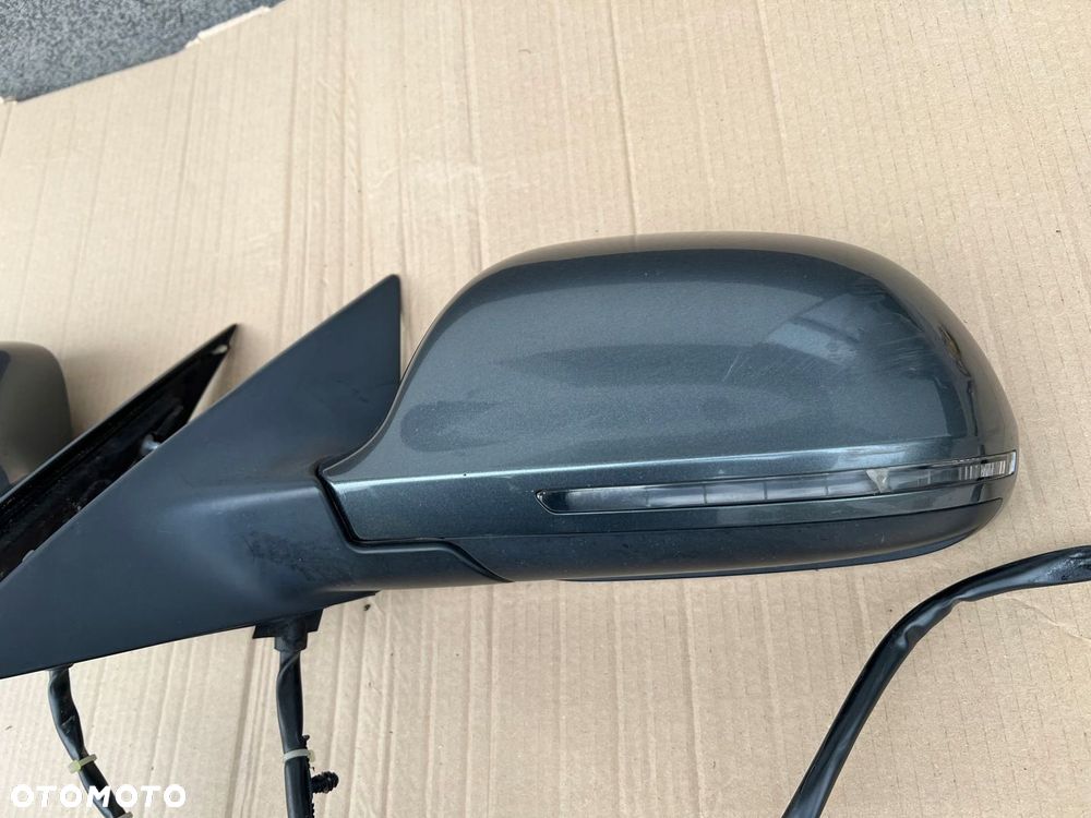 LUSTERKA II LIFT LEWE  PRAWE 2008-2010 LZ7S AUDI A8 D3 KOMPLET 17 PIN 143 - 9