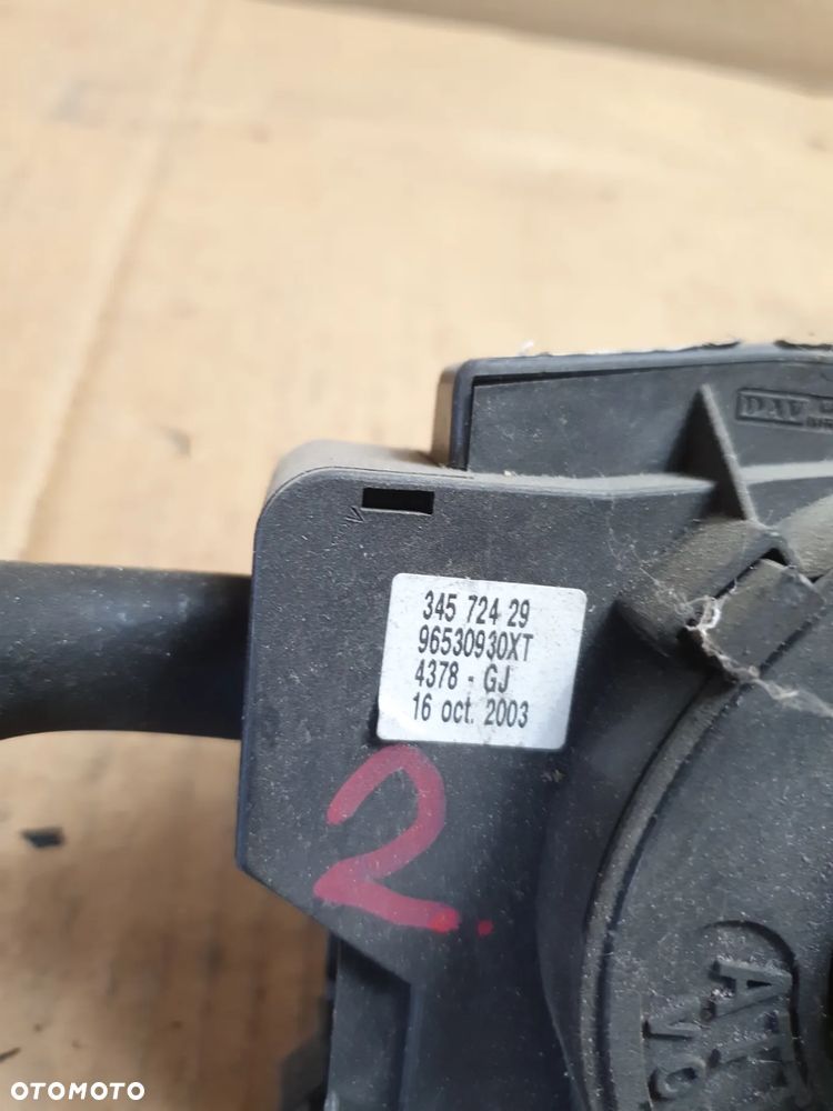 } Przełącznik Zapłonu Świateł Peugeot 307 96530930XT USZKODZONE! - 2