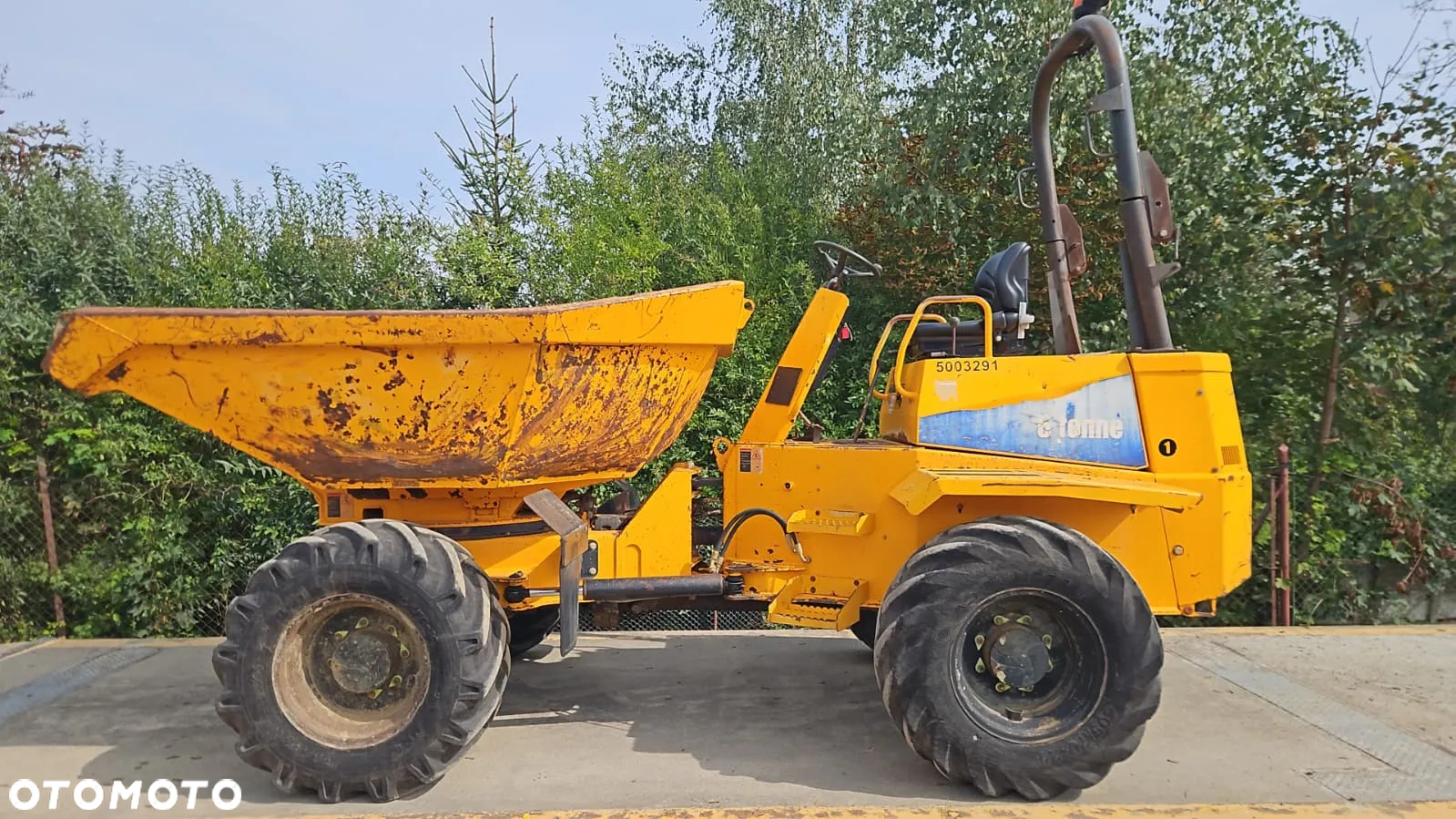 Thwaites Wozidło budowlane obrotowe Thwaites 6T ton 2008 4x4 Terex Benford 5t - 3