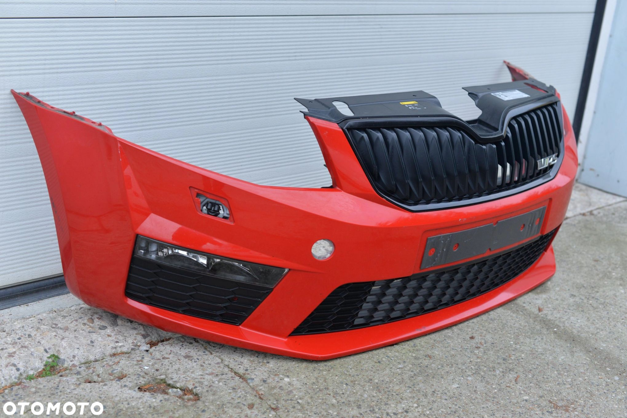 MASKA ZDERZAK BŁOTNIK LAMPA H7 XENON PAS BELKA SKODA OCTAVIA 3 2012-2016 - 10