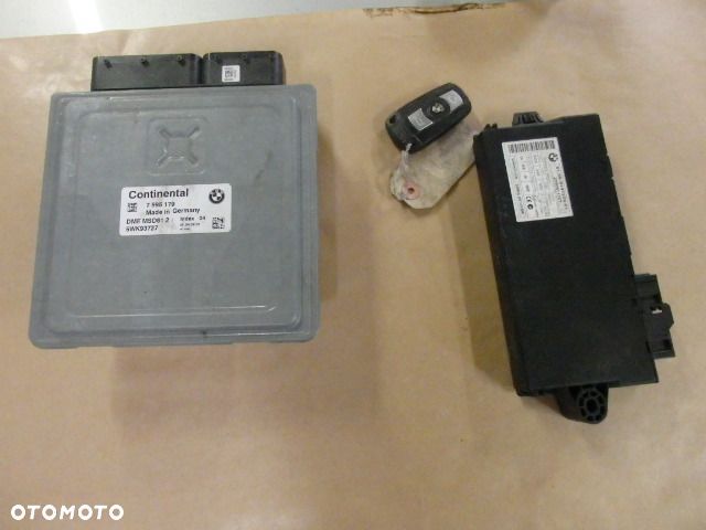BMW E87 E90 E60 2.0i N43 STEROWNIK SILNIKA CAS KLUCZ 7595179 - 1