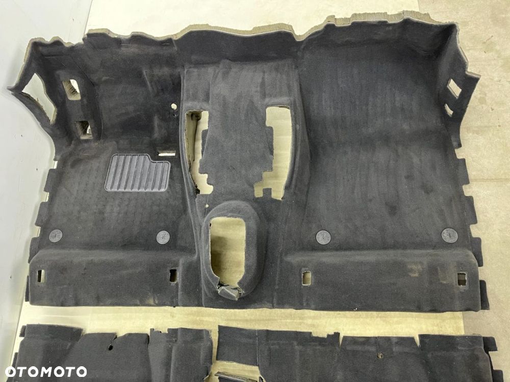 Wykładzina BMW X5 E53 99-03r. podłoga dywan mata czarna przód i tył KOMPLET - 5