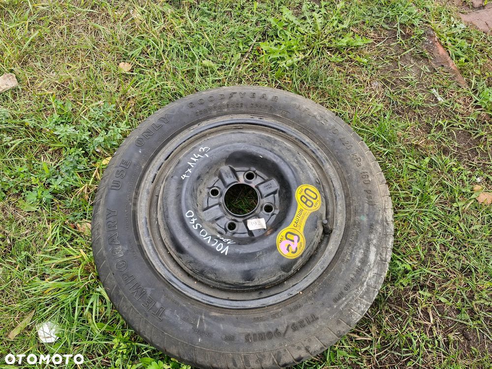 Koło zapas dojazdówka VOLVO V40 S40 125/90/15 - 3