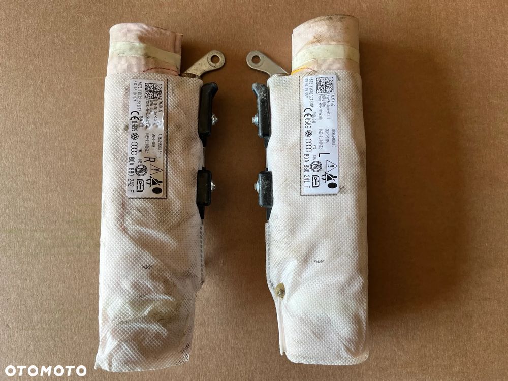AIRBAG FOTELA FOTEL AUDI Q5 80A PRAWY LEWY PRZÓD 80A880242F 80A880241F - 1