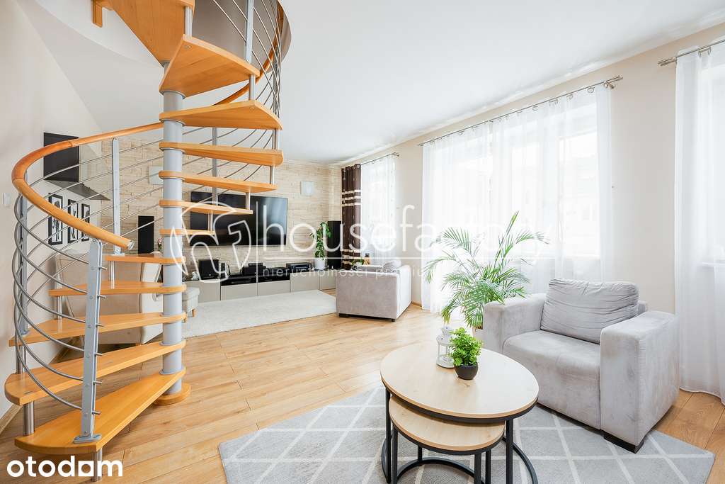 4 pokoje z możliwością 5! Dwupoziomowe 131 m2
