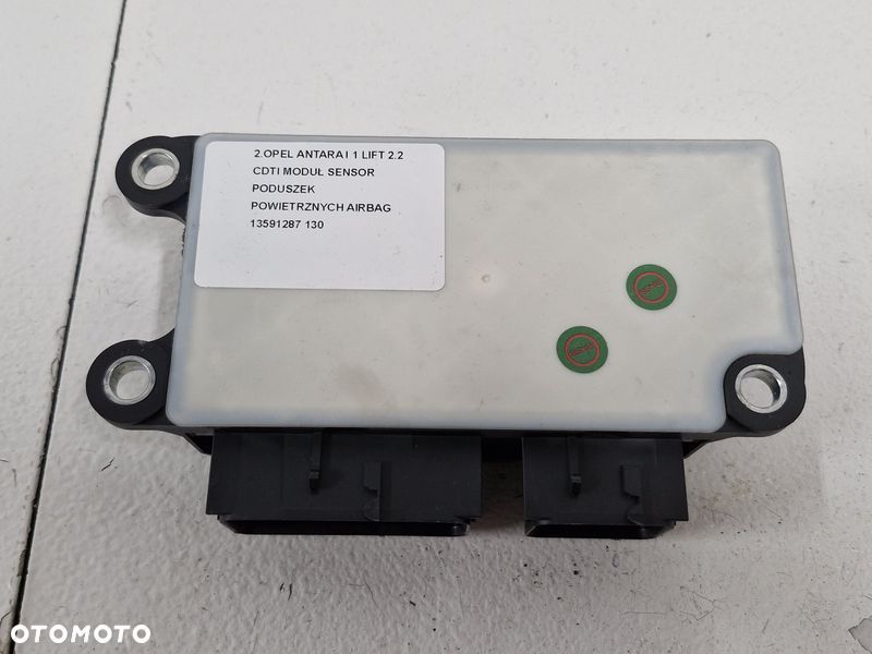 OPEL ANTARA I 1 LIFT 2.2 CDTI MODUŁ SENSOR PODUSZEK POWIETRZNYCH AIRBAG 13591287 - 5