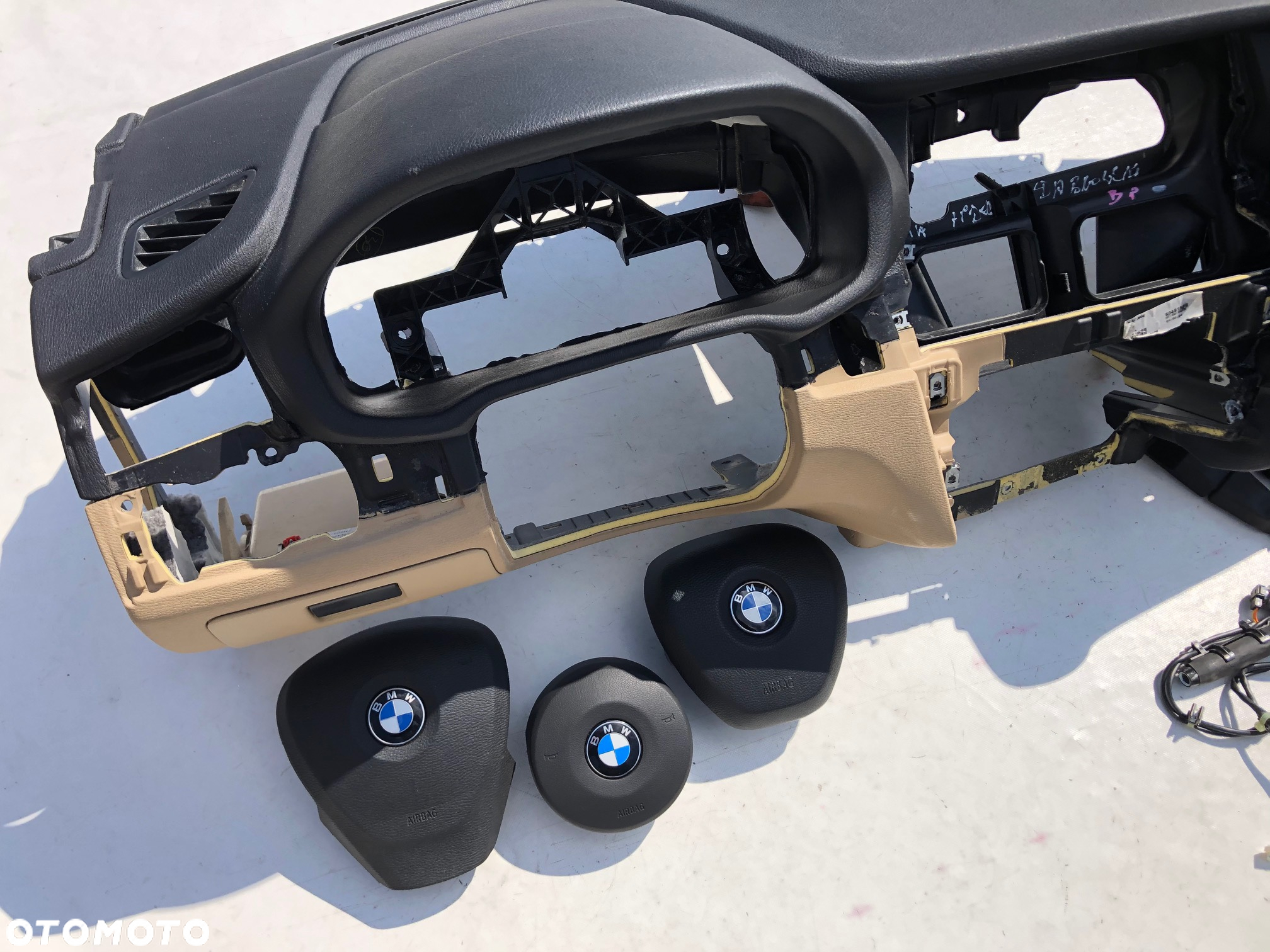 BMW X3 F25 X4 F26 DESKA KONSOLA KOKPIT PULPIT PÓLKA PARPAET AIRBAG KURTYNA naprawa regeneracja NA WYMIANE OD RĘKI NA MAGAZYNIE Raz2 !!! - 10