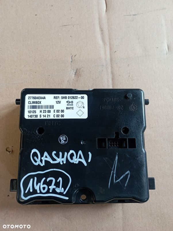 NISSAN QASHQAI II 2 MODUŁ STEROWNIK NAGRZEWNICY 277604EA4A - 1