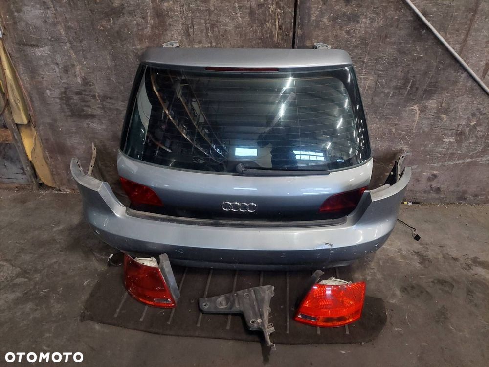 KOMPLETNY TYŁ KLAPA BAGAŻNIKA ZDERZAK TYŁ LAMPY AUDI A4 B7 KOMBI LY7G - 1