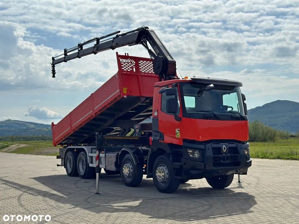 Renault C 430 * WYWROTKA 6,80m * HIAB X - HIDUO 188 ES-4 / 8x4 - 2