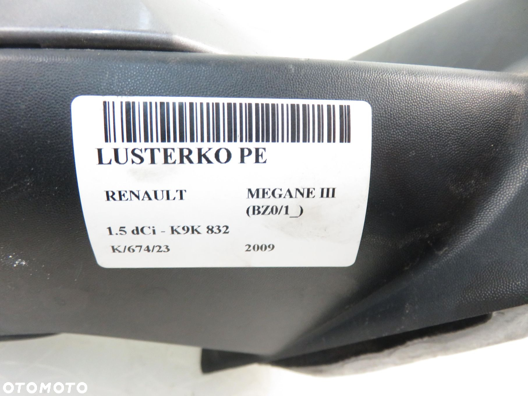 LUSTERKO PRAWE RENAULT MEGANE III 7 PIN TECNG - 8