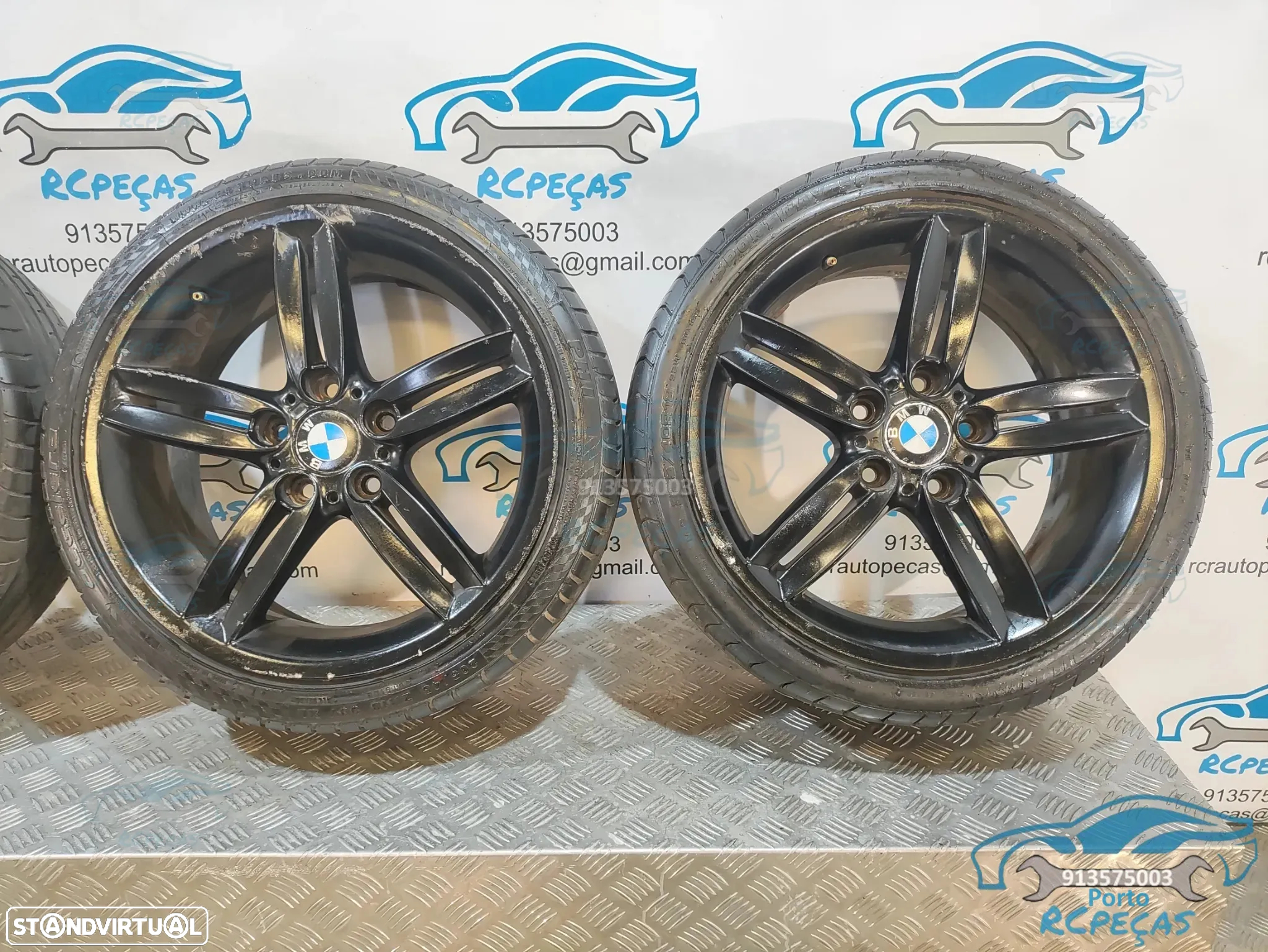 Jantes Originais 18" BMW Pack M Style 208 - 5x120 - 7,5J / 8J | ET49 / ET49 - Jante | Dupla Medida | 18 Polegadas | 7839305 | 8036939 | 803694 | 5 x 120 | 208M | E81 | E82 | E87 | E88 | F20 | F21 | Original | Originais | Serie 1 - 9