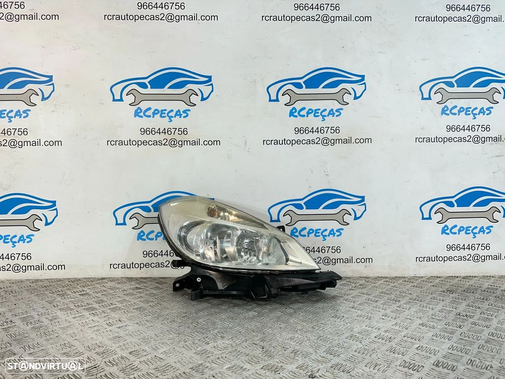 .Farol Otica Frente Frontal Direita Original 8200244906 Renault Clio 3 Fase 1 2005 - 2009 - 2