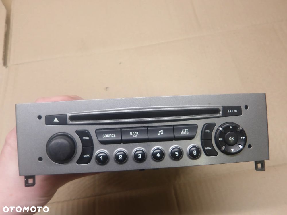 PEUGEOT 308 SW 1.6B 07-14 RADIO RADIOODTWARZACZ 96662671XH - 1