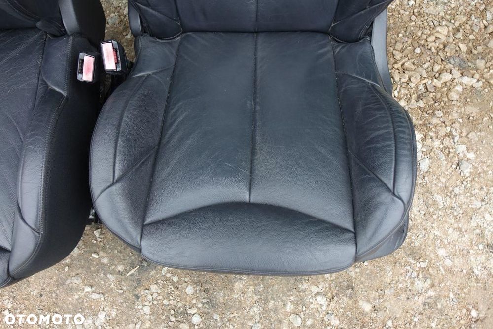 FOTEL FOTELE KANAPA KPL CZARNA SKÓRA SPORT PEUGEOT 307 CABRIO 3245233425 - 10