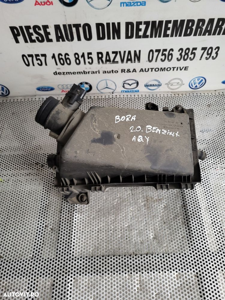 Carcasa Filtru Aer Cu Debitmetru Aer Vw Bora Golf 4 Skoda Octavia 1 Seat 2.0 Benzina Motor AQY - 5