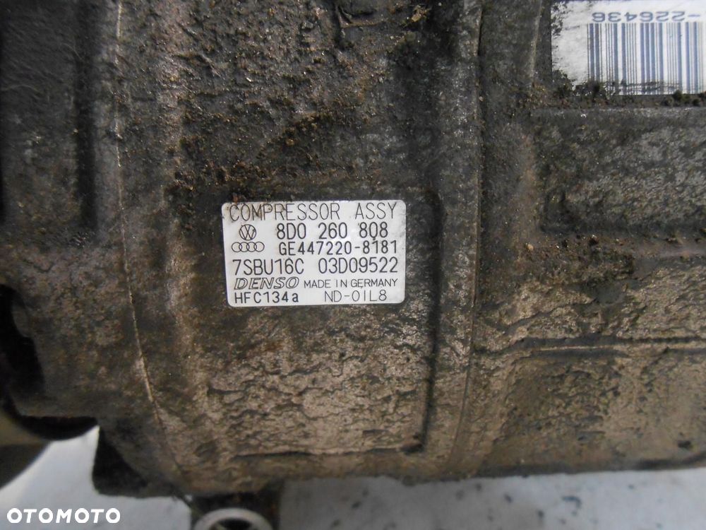 sprężarka klimatyzacji passat b5 1.6 8v 8d0260808 ge447220-8181 ysbu16c # - 4