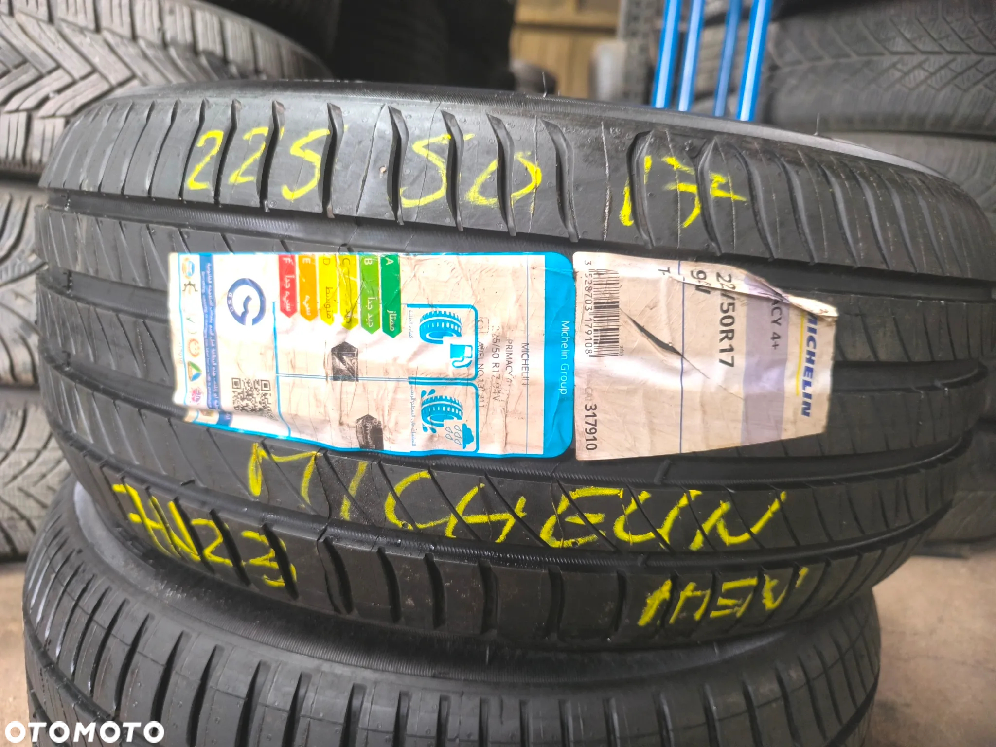 225/50R17 94V Opony Letnie Lato NOWE MICHELIN PRIMACY 4+ 4 + Legnica ALU-RAD 225/50 NOWY Naklejki Paski FArby Kropki - 2