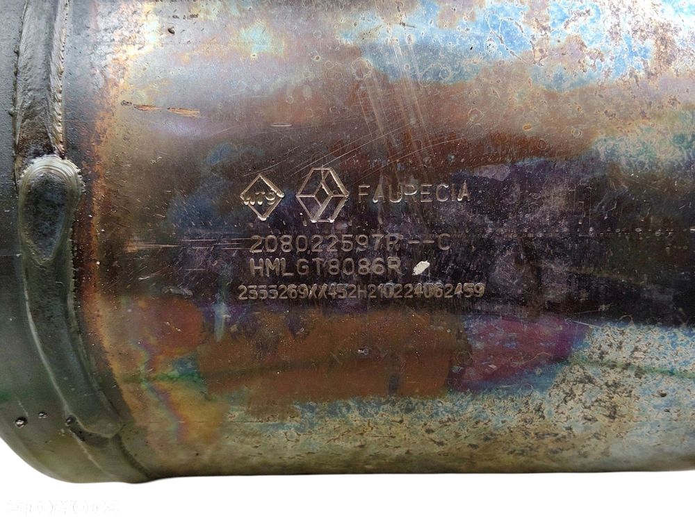 FILTR DPF KATALIZATOR DACIA LODGY LIFT (2017-2022) 1.5 Blue DCI 115KM 208022597R - 2