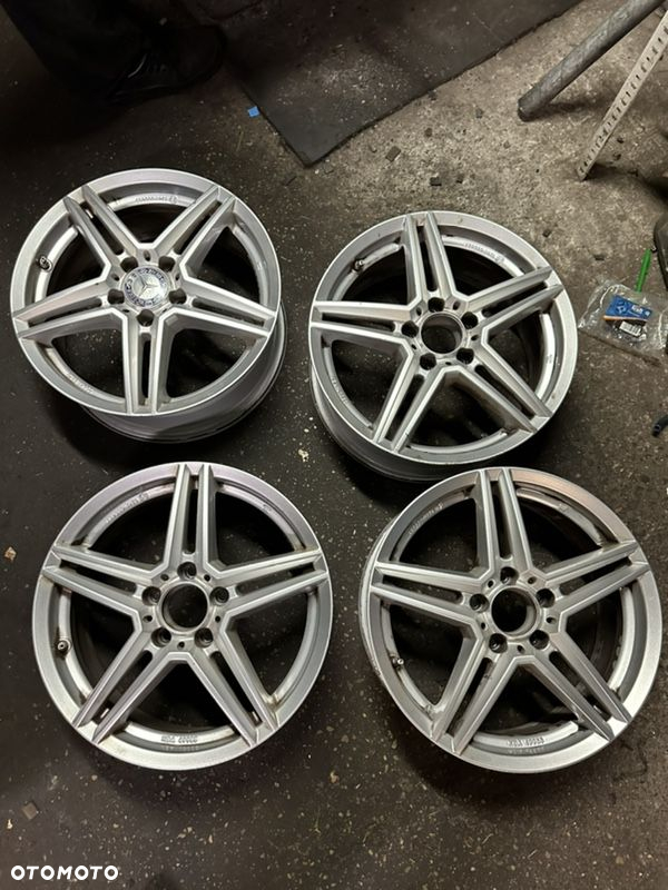 Felgi Mercedes komplet 5x112 7jx17 et48,5 idealne - 5