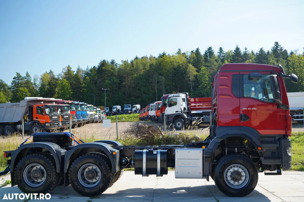 MAN TGS 33.480 / 6x6 / CONSTRUCȚIE / NOU-NOUȚ 2025 - 9