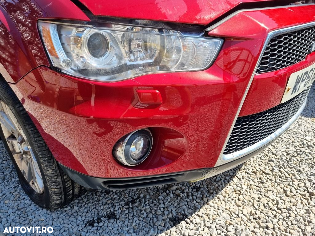 Bara fata Mitsubishi Outlander Facelift 2009 - 2012 Rosu 16j (1314) model cu spalatoare ... - 2