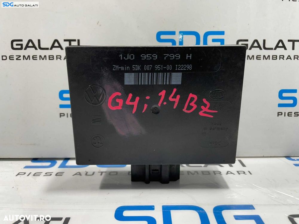 Unitiate Modul Calculator Confort Comfort Volkswagen Golf 4 1998 - 2005 Cod 1J0959799H [L4690] - 1