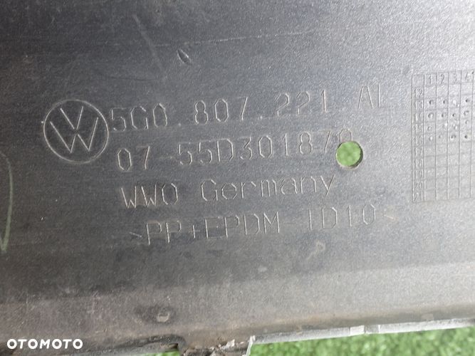 VW GOLF VII R-LINE 12-17 zderzak przedni przód - 8