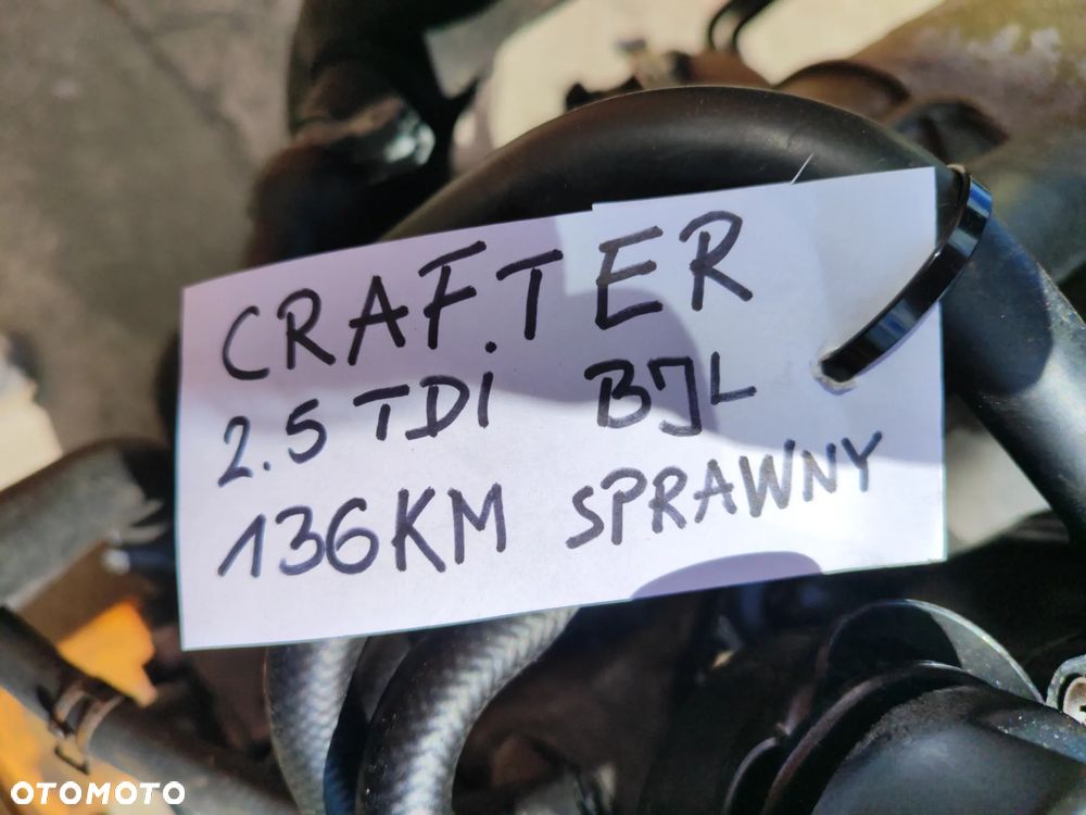 TANIEJ! Silnik 2.5 TDI 136KM BJM BJK BJL kompletny tak jak w aucie do Volkswagen Crafter I 06- po remoncie głowicy i wtrysków osprzęt BOSCH, -Film z pracą - 13