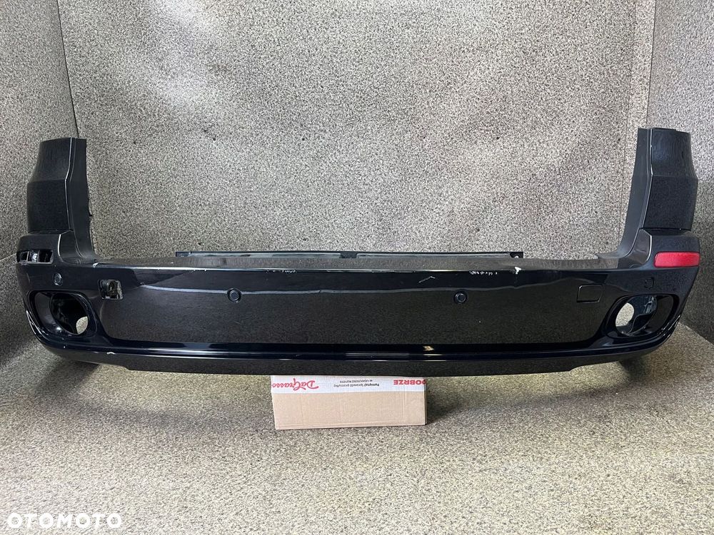 Zderzak tyl narozniki czujniki PDC BMW X5 E70 475 475/9 czarny POŁYSK - 1