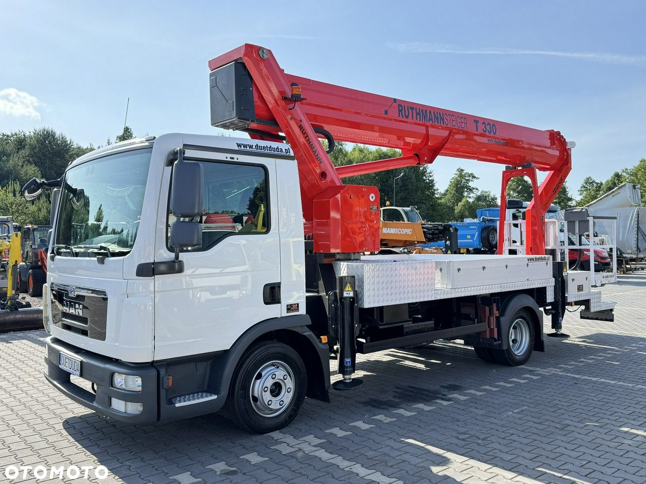 MAN TGL 7.150 Zwyżka Ruthmann T330 33-Metry DMC 7500KG 21m w Bok - 4