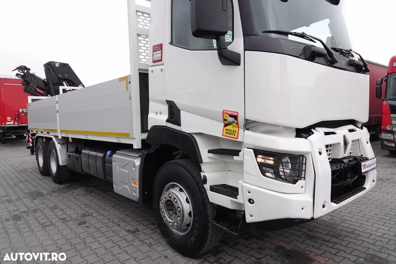 Renault C 380 / 6x4 / CUTIE 6,6 m / + HDS HIAB 188 x-hiduo inaltime: 12,5 M / RADIO CONTROL / 2017 / EURO 6 - 9