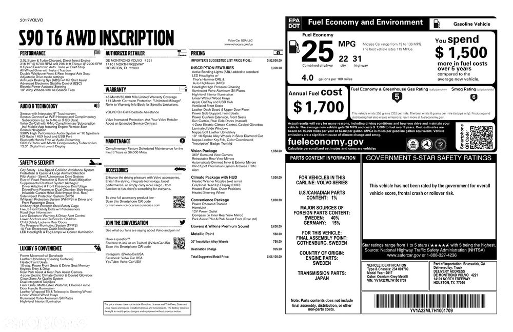 Volvo S90 T6 AWD Inscription - 16