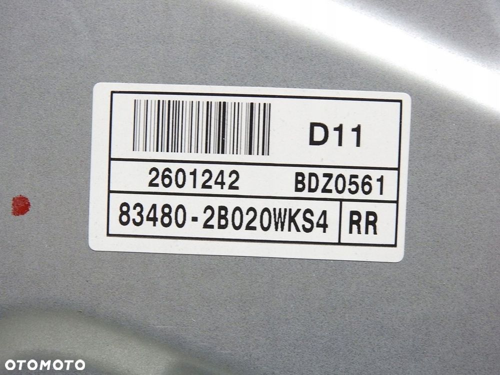 MECHANIZM PODNOŚNIK SZYBY PRAWY TYŁ SANTA FE II - 9