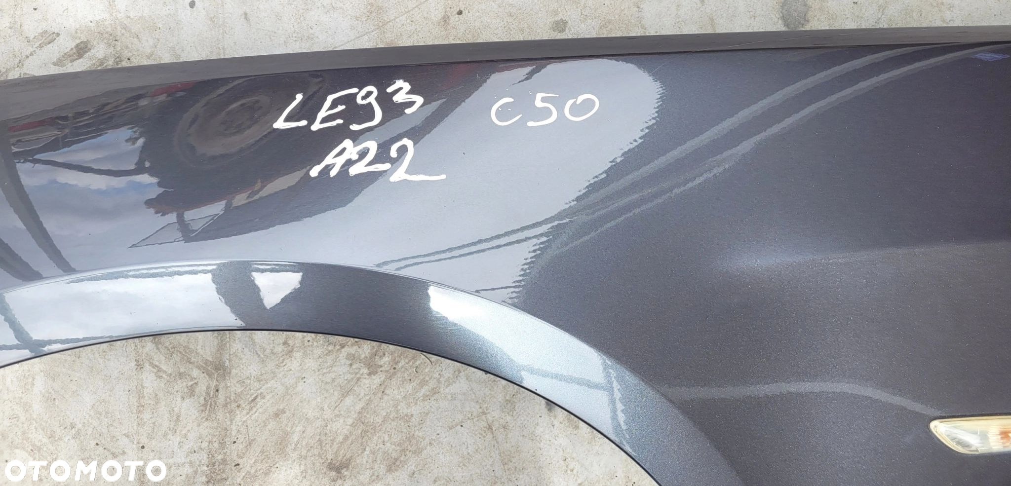 BŁOTNIK LEWY PRZÓD PRZEDNI BMW E90 E91 A22 SPARKLING GRAPHITE C50 - 3