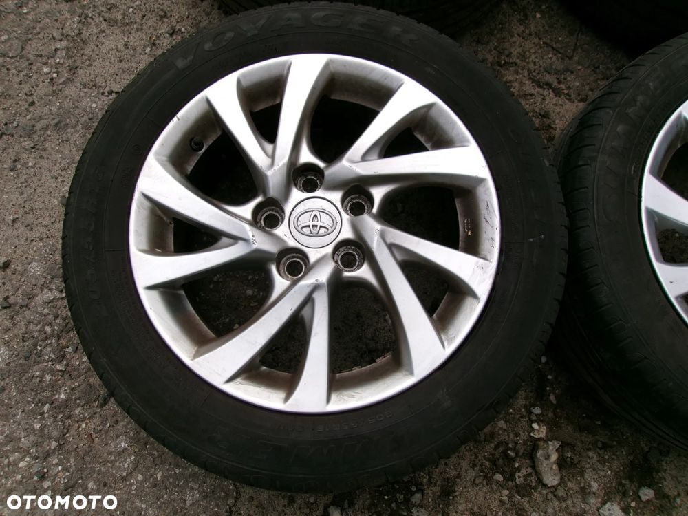 KOŁA FELGI ALU OPONY LETNIE 205/55/16 TOYOTA AURIS COROLLA   5X114,3 - 10