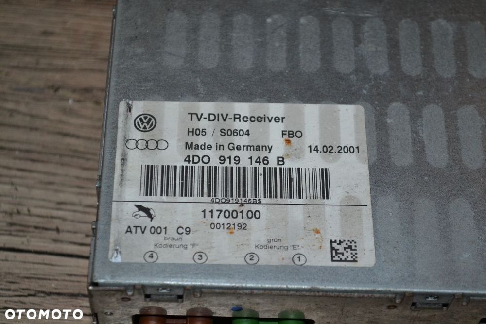 AUDI A4 B6 B7 TUNERBOX TUNER NAWIGACJI TV 4D0919146B - 3